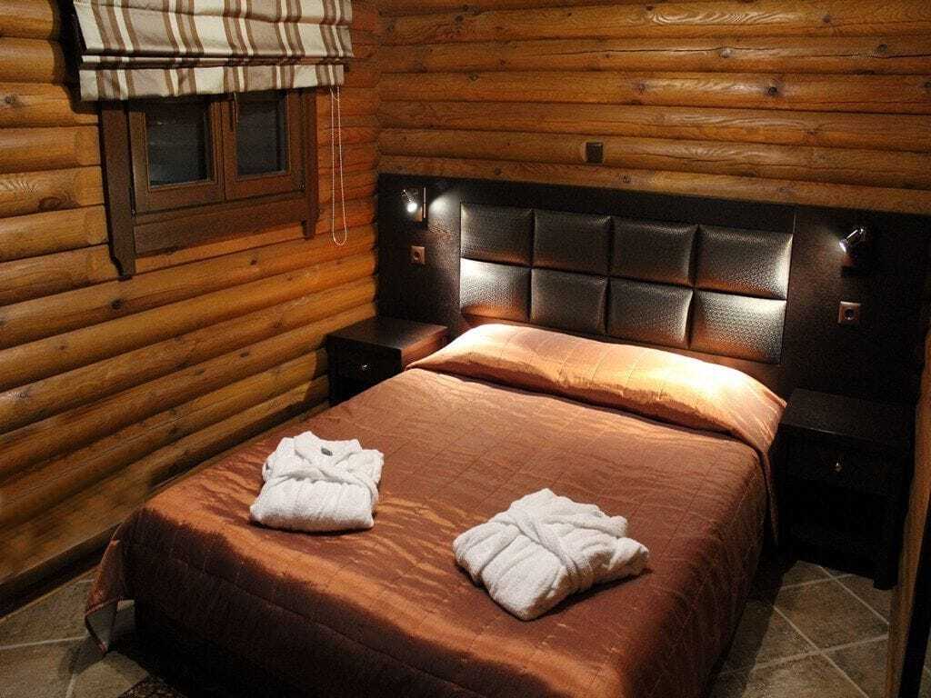 Natura Chalets Mega Chorio Екстер'єр фото
