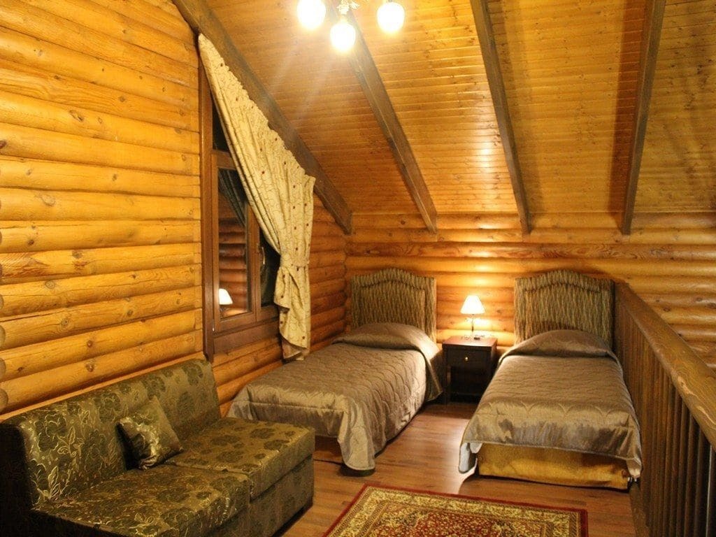 Natura Chalets Mega Chorio Екстер'єр фото